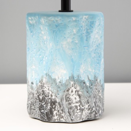 Hell lamp "Amanda" E27 40W gray-blue 20x20x33 cm-3