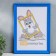 Photo frame plastic L-1 21x30 cm blue (plastic screen)