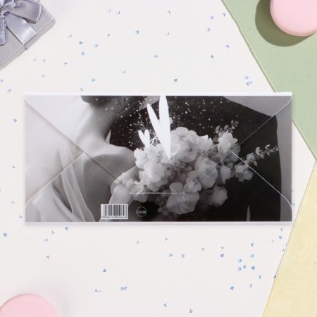 Money envelope "Happy Wedding" 16.5 x 8 cm-2