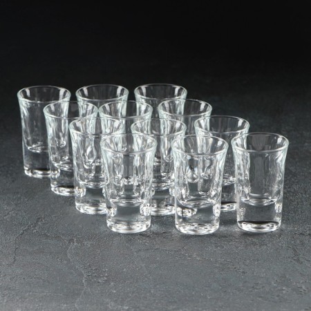 Set of glass shots Luminarc Hot Shot, 34 ml, 12 pcs, color transparent