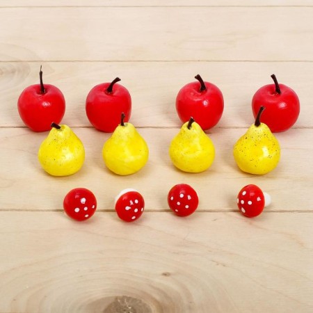 Account material “Funny tasks: mushrooms, apples, pears”, 12 pcs.-1