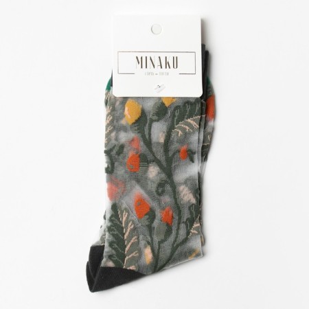 Women's socks Minaku "Flowers", rr 36-39 (23-25 ​​cm)-2