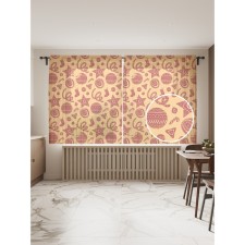 Фототюль «Народные украшения», размер 145х180 см, 2 шт