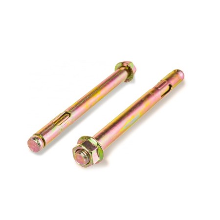 Anchor bolt of the bison, with a nut, yellow -preserved, 10x97 mm, 40 pcs
