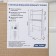Rack over the toilet, 48 × 26 × 156 cm, white color