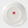 Porcelain dessert “Golden Line”, D = 18 cm, white color