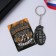 Magnet and keychain "coolest", set of 2 items