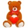 Soft toy "Bear Valentine", 95 cm