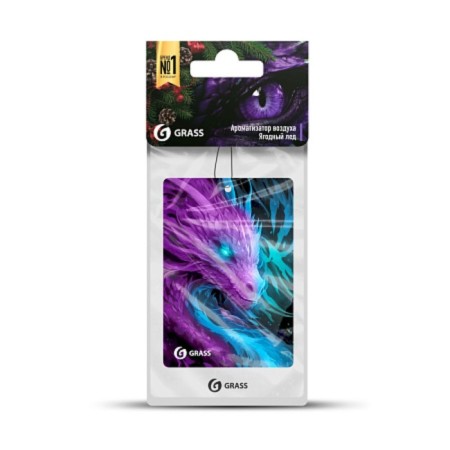 GRASS "DRAKOCT" flavor, berry ice, cardboard