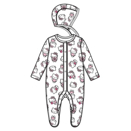 Kit for girls: overalls, cap, height 56 ​​cm-2