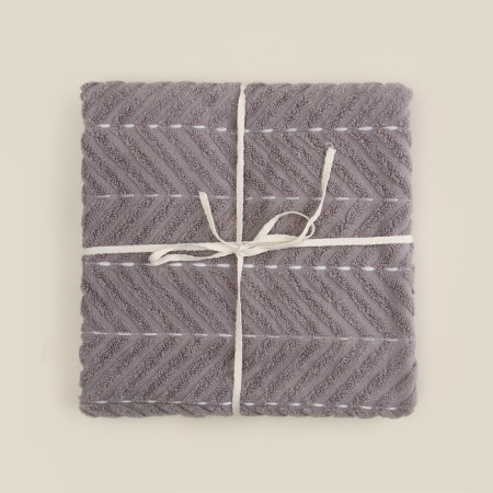 Terrier rug Sl Home: Lines "Soft Mist" 50x70 cm, 100% cotton, 750 g/m2-7