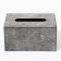 Acrylic napkin, gray marble 10 x 18 x 12 cm