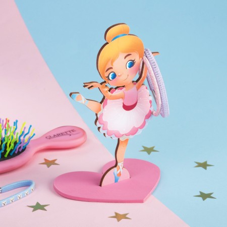 Organizer for rubber bands and jewelry "Little ballerina"-1