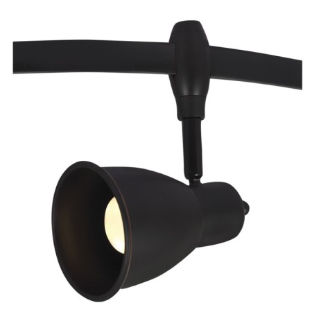 TRACKARY LOMK Rail Heads, 1x40W E14, Black Color