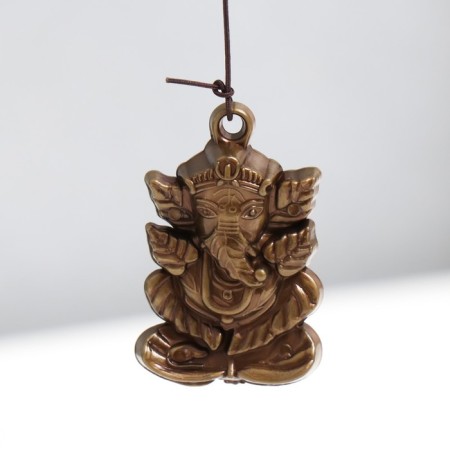 Wind Music Metal "Ganesha" 6 bells for bronze 42 cm-3