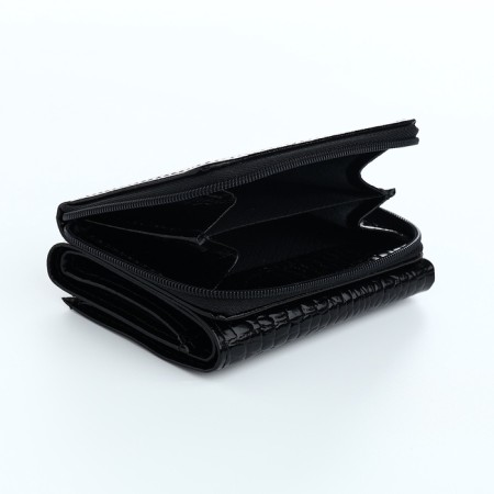 Women's wallet with lightning, Textura, black color-4