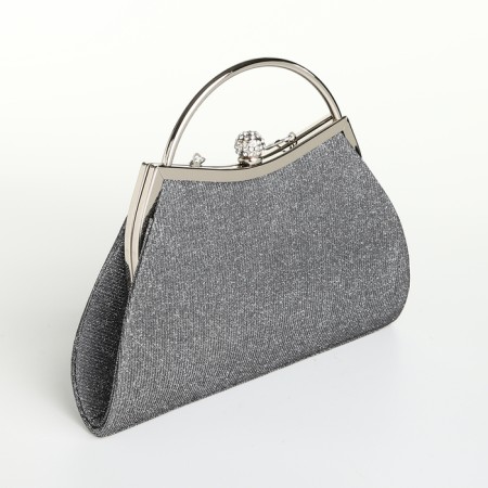 Female bag on farmar, silver color-2