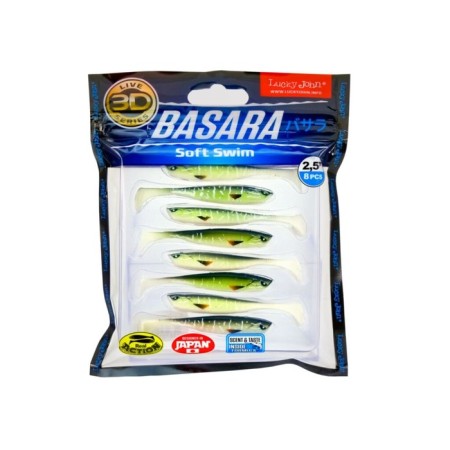 Vibro -highs LJ Pro Series 3D Basara Soft Swim 06,35/PG11 8pcs.-1