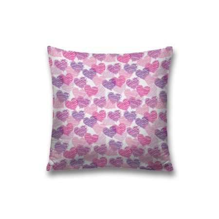 Pillowess decorative "small hearts", on a zipper, size 45x45 cm