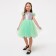 Dress children's elegant with sequins KAFTAN, p. 28 (86-92), green