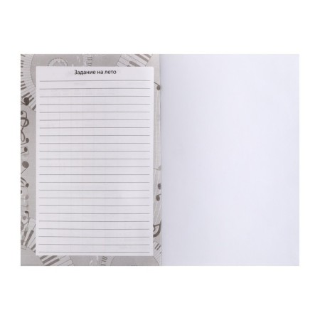 Diary for a music school, “Not music - but space!”, Integral (flexible) cover, matte lamination, selective varnish, 48 sheets-11