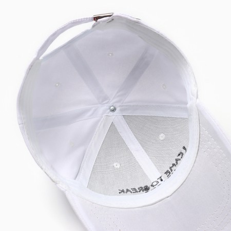 Women's cap with embroidery Mist Hearts, White, p. 56-58-8