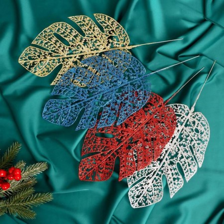Decor shine "Monster leaves" 30 cm, mix-1
