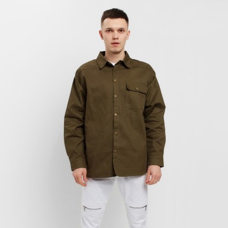 Men's shirt MIST ORESIZE R.52, khaki-1