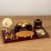 Table 6B1 set (block d/papers, submitted. D/print, pencil case, clock, business card holder, globe)