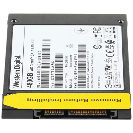 SSD 2 "Green 480 GB SATA III WDS480G3G3G0A-3