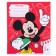 Notebook in a ruler of 12 sheets, 5 types of mix, cover coated paper, Mickey Mouse