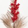New Year. Decor "Golden Fine", with berries, 36 × 16 × 5 cm