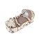 Dwarf stroller-transformer, plastic wheels, shades of brown, MIX drawing