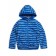 Windbreaker for girls, height 122 cm, blue color
