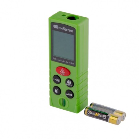 Laser -laser "Sibrtekh" 38010, 40 m, 650 HM, 2 mm/m, grade 2, with a bubble level