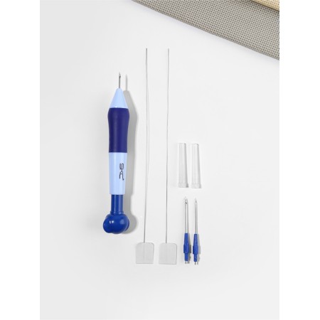 The needle for a carpet for the carpet technique D1.3/1.6/2.2mm SKC with a nits-m blister Blue/blue TR