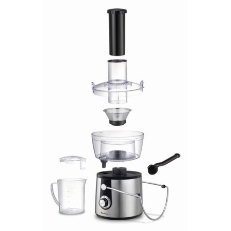 Moulinex Ju550D10 juicer, centrifugal, 800 watts, 2/0.8 l, black-silvery-1