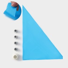 Confectionery set, 7 objects: 2 bags, 4 nozzles d = 2.5 cm, adapter