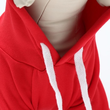 Animal suit "Santa Claus", size s, red-5