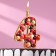 Candle for the cake "Bubbles", number "4", 10 cm, gold