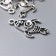 Decor for creativity Metal "Rocket" silver 2.7x1.6 cm
