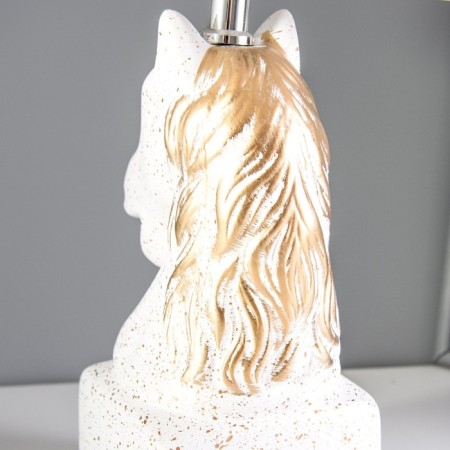 Horse table lamp E14 40W white 22x22x41 cm Risalux-4