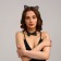 Carnival set adult "Stylish cat" (rim-shuser+ butterfly)
