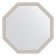 Mirror in the baguette frame, chrome mosaic 46 mm, 63x63 cm