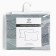 Pillow Pillowcase "Ethel" Mint Leaves 70x70 cm-2 pcs, 100% cotton, perkal