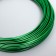 Wire for creativity d 1.5 mm, green steering wheel. 10 m