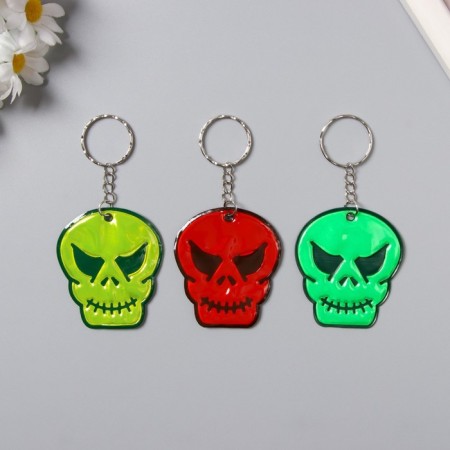 Trick plastic reflective "skull" mix 5.5x5 cm