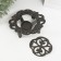 Standing for a heating candle for 1 candle of cast iron "Lily" 15x12.5x5 cm