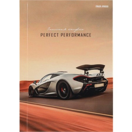 Note book A6 48 sheets in the Code "Perfection", a hard cover, glossy lamination, an offset block