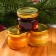 Set of "bright holidays": 2 cream-media and jam with cones of 30 g.